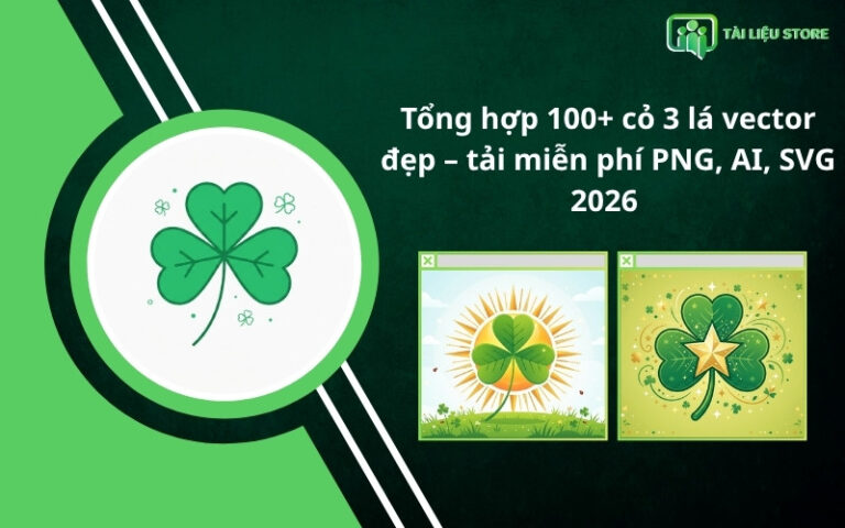 Tổng hợp 100+ cỏ 3 lá vector đẹp