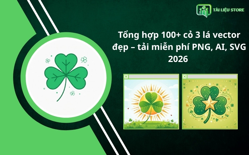 Tổng hợp 100+ cỏ 3 lá vector đẹp
