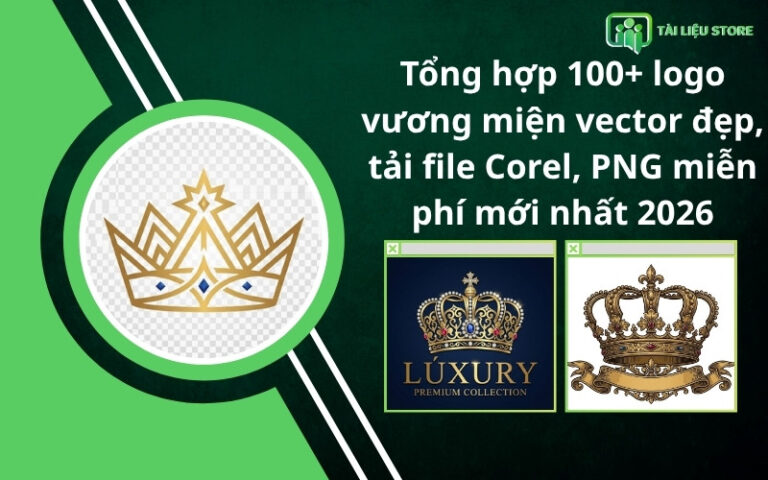 Tổng hợp 100+ logo vương miện vector đẹp