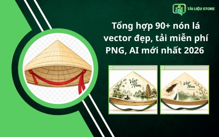 Tổng hợp 90+ nón lá vector đẹp