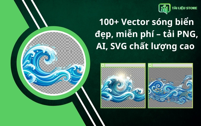100+ Vector sóng biển đẹp, miễn phí