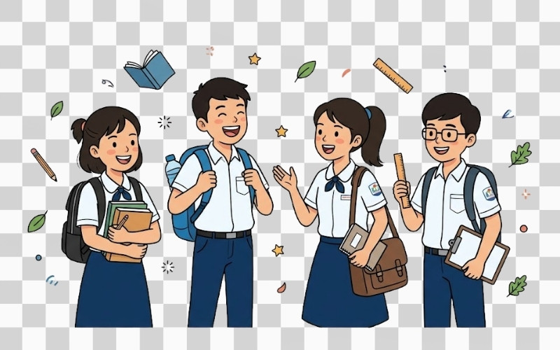 Học sinh vector nguyên bản