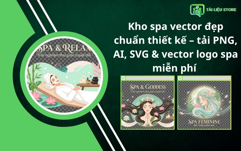 Kho spa vector đẹp chuẩn thiết kế – tải PNG