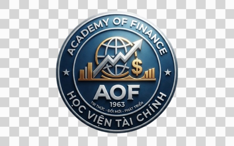 Logo AOF kết hợp icon tài chính