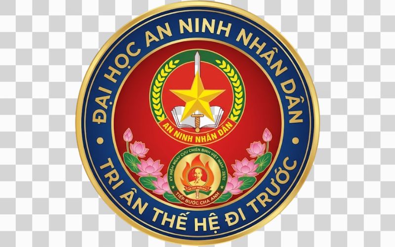 Logo Đại học An ninh nhân dân kết hợp Ngày Cựu Chiến binh – tri ân thế hệ đi trước