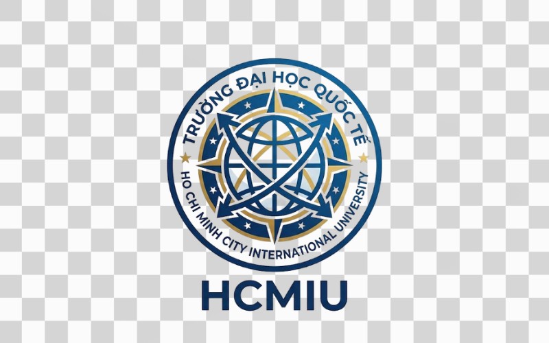 Logo HCMIU kết hợp yếu tố quốc tế – hội nhập toàn cầu