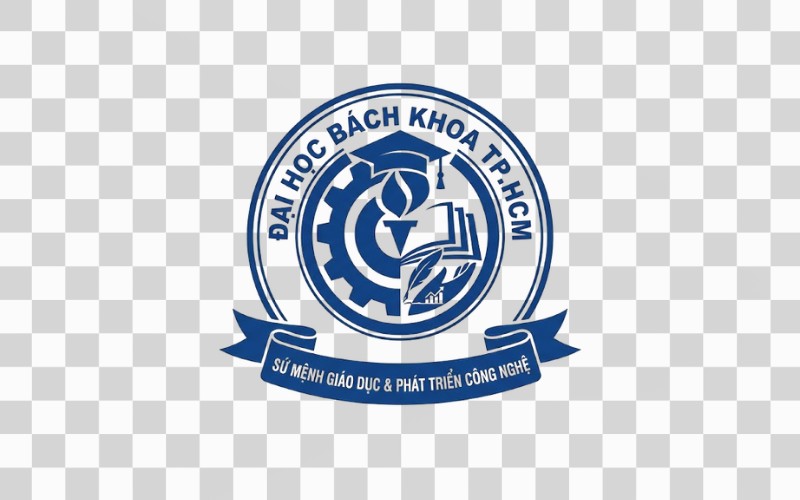 Logo HCMUT kết hợp biểu tượng giáo dục