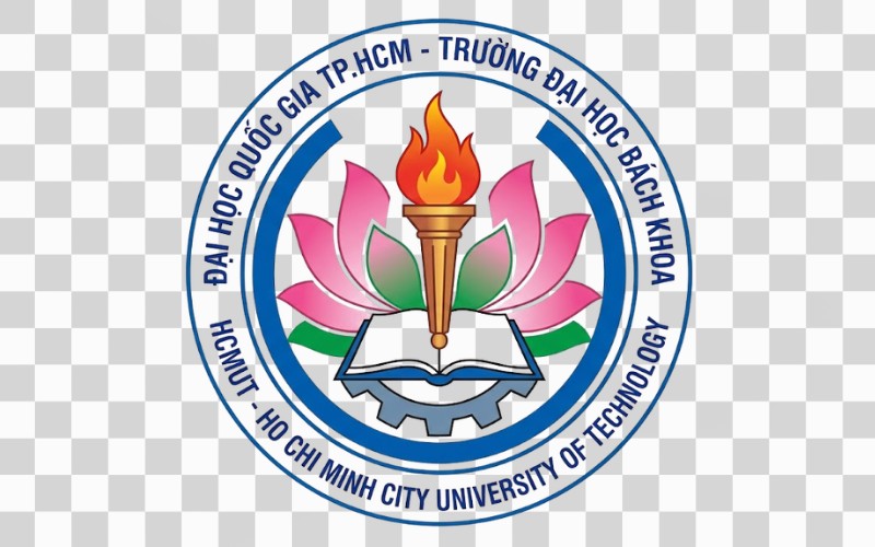 Logo HCMUT kết hợp hoa sen Việt Nam