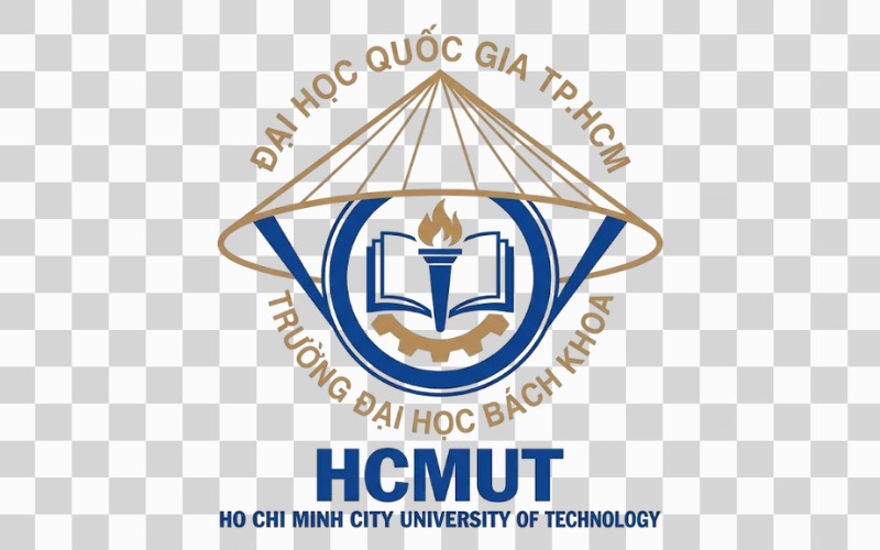 Logo HCMUT kết hợp nón lá Việt Nam