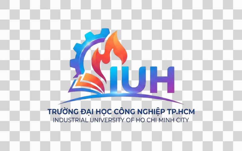 Logo IUH gradient hiện đại