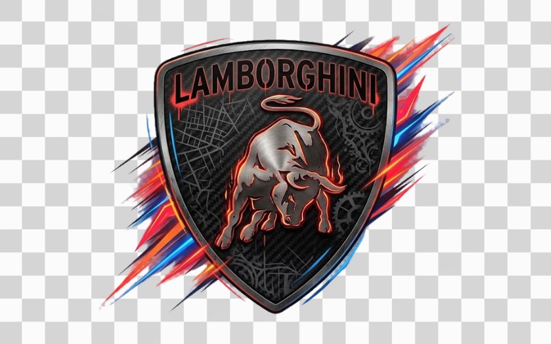 Logo Lamborghini phong cách street racing