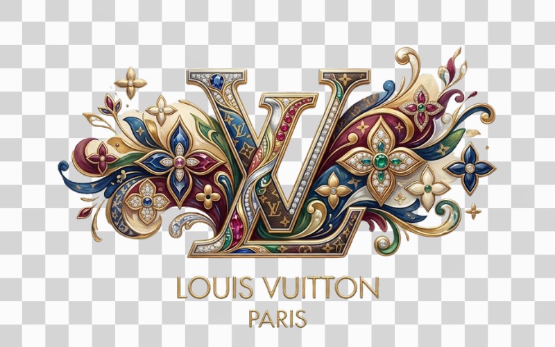 Logo Louis Vuitton PNG phong cách sáng tạo