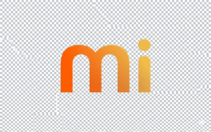Logo MI gradient chuyển màu