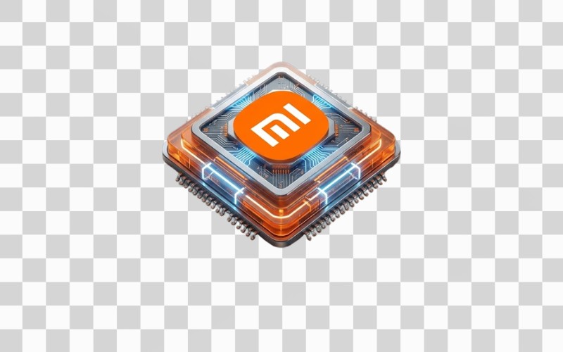 Logo MI kết hợp chip công nghệ