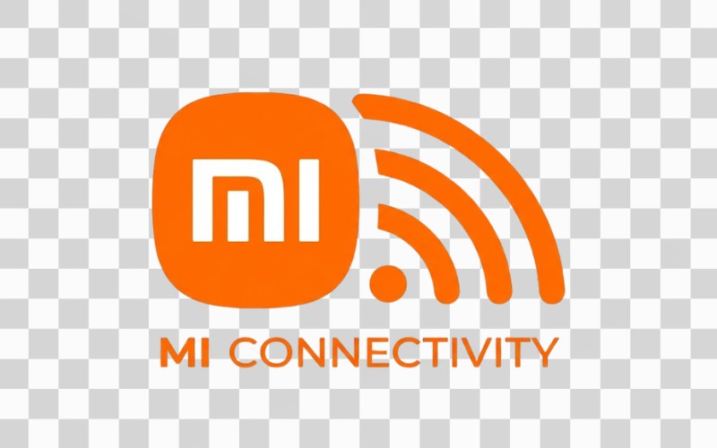 Logo MI kết hợp sóng wifi