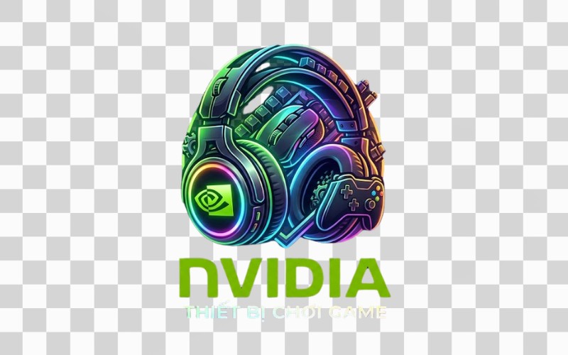 Logo NVIDIA kết hợp gaming gear