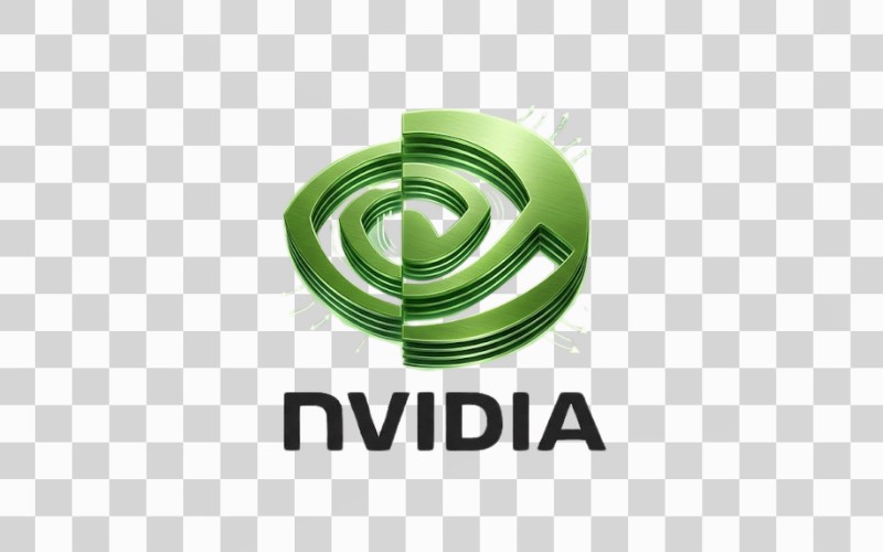 Logo NVIDIA kết hợp tản nhiệt