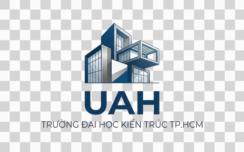 Logo UAH phong cách kiến trúc hiện đại