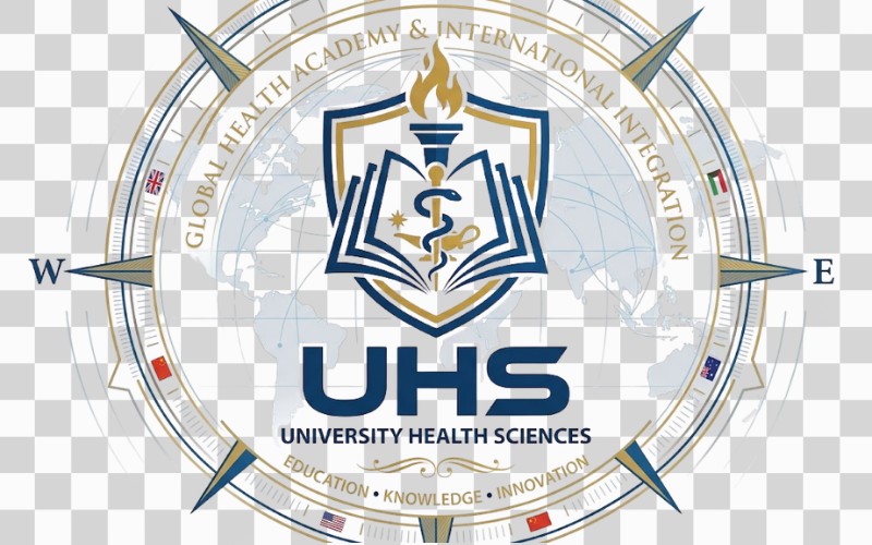 Logo UHS kết hợp yếu tố quốc tế – hội nhập toàn cầu