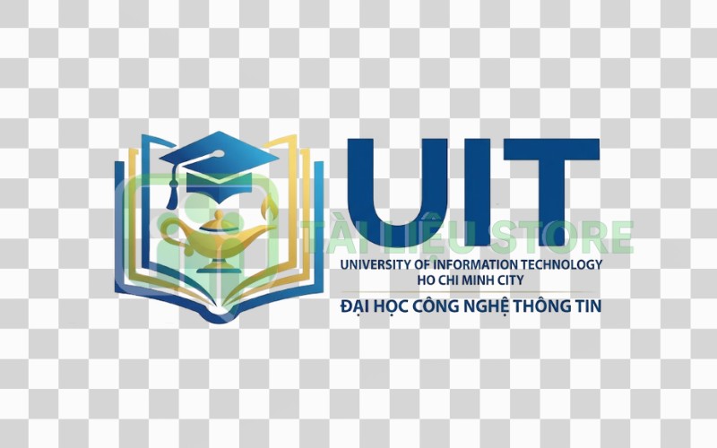 Logo UIT kết hợp biểu tượng sách – học thuật
