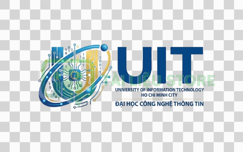 Logo UIT kết hợp hình ảnh công nghệ – số hóa