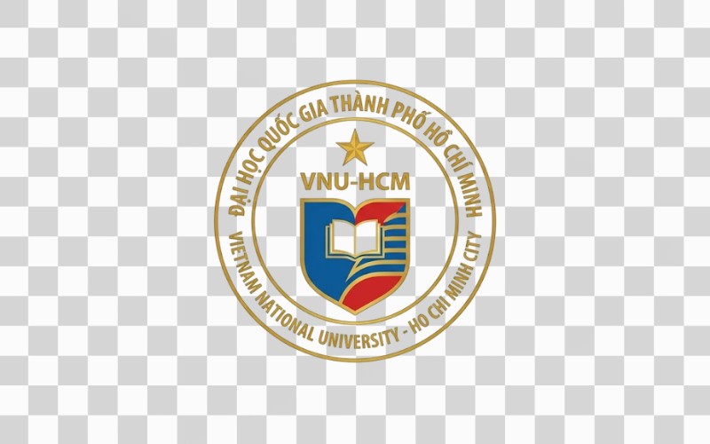 Logo VNU-HCM nền trắng chuẩn hành chính