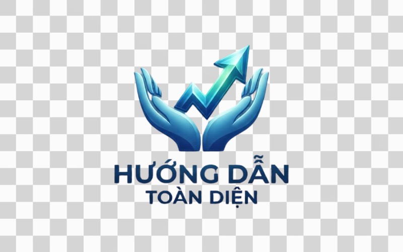 Logo bàn tay vector kết hợp hiệu ứng 3D