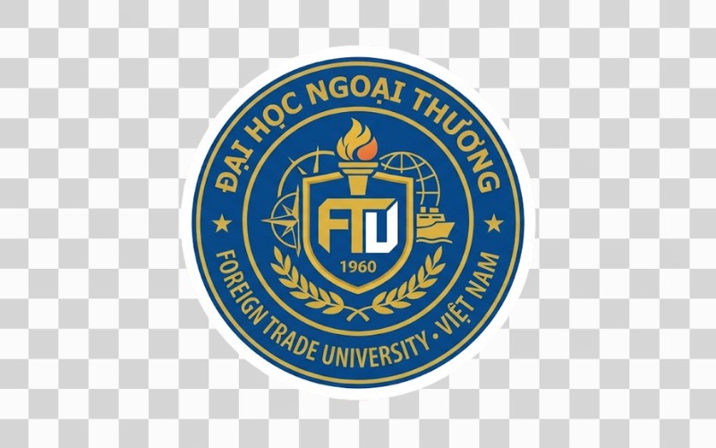 Logo đại học ngoại thương sticker