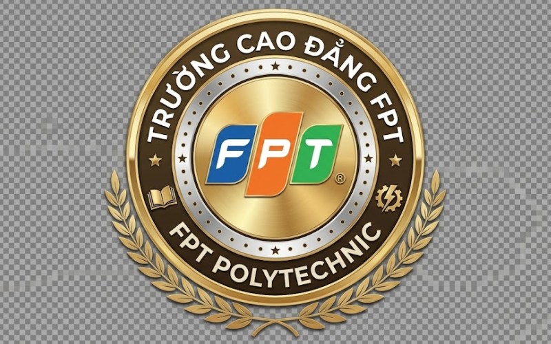 Logo trường cao đẳng FPT badge