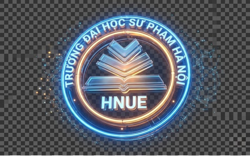 Logo trường đại học sư phạm hà nội 3D hiện đại