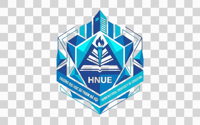 Logo trường đại học sư phạm hà nội kết hợp hình học