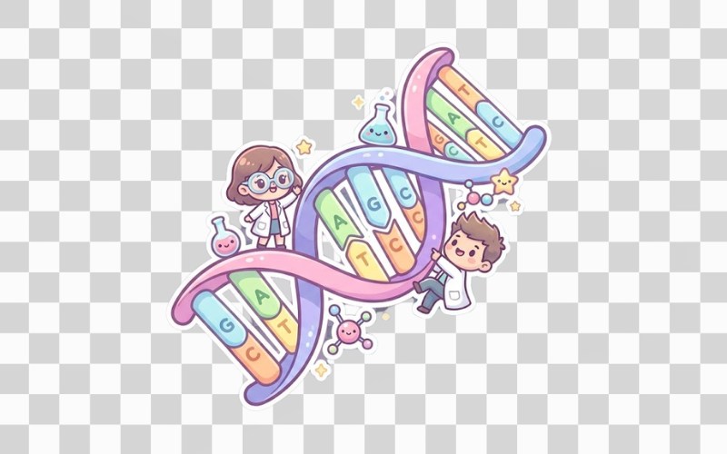 Mô hình ADN phong cách chibi – hoạt hình