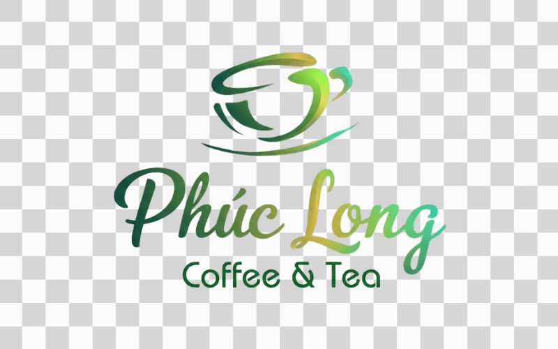 Phúc Long logo gradient sáng tạo