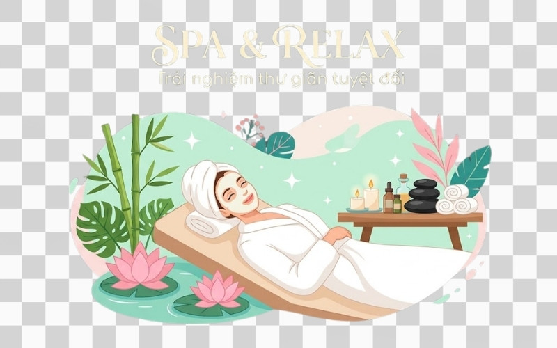 Spa vector PNG nền trong suốt