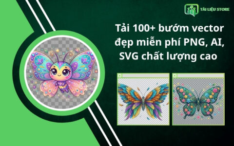 Tải 100+ bướm vector đẹp miễn phí PNG