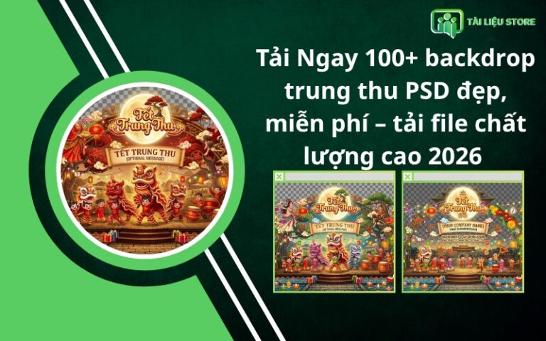 Tải Ngay 100+ backdrop trung thu PSD đẹp, miễn phí