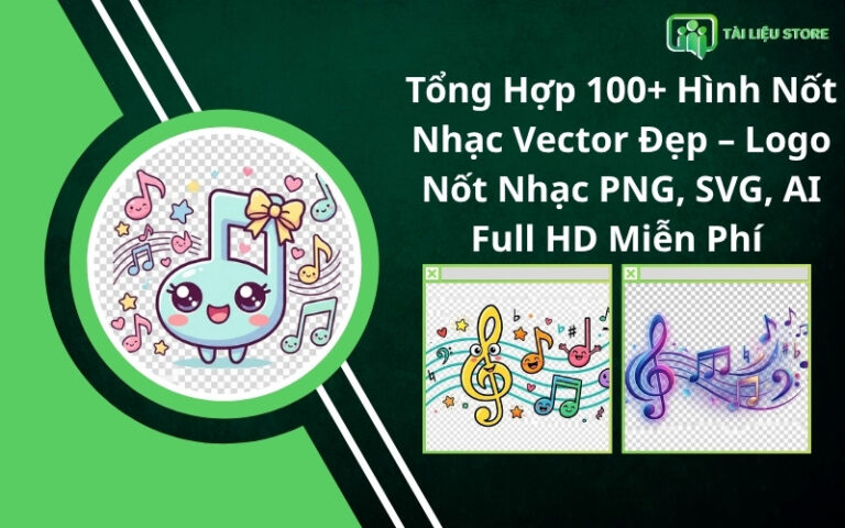 Tổng Hợp 100+ Hình Nốt Nhạc Vector Đẹp