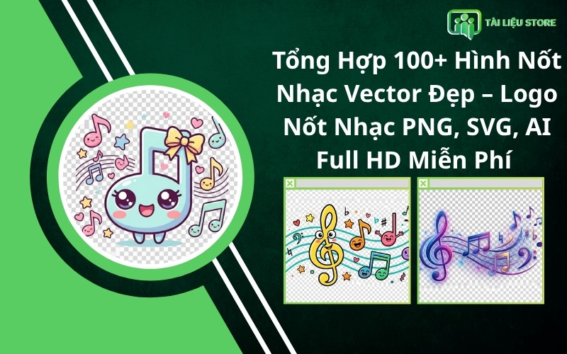 Tổng Hợp 100+ Hình Nốt Nhạc Vector Đẹp