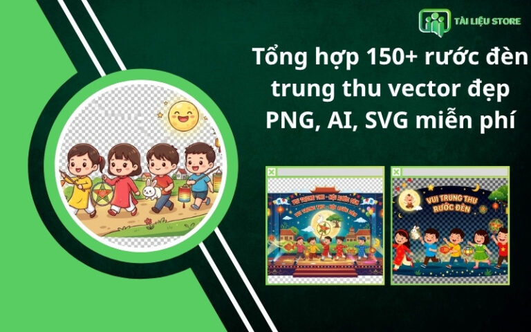 Tổng hợp 150+ rước đèn trung thu vector đẹp PNG