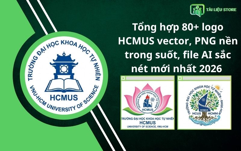 Tổng hợp 80+ logo HCMUS vector, PNG nền trong suốt