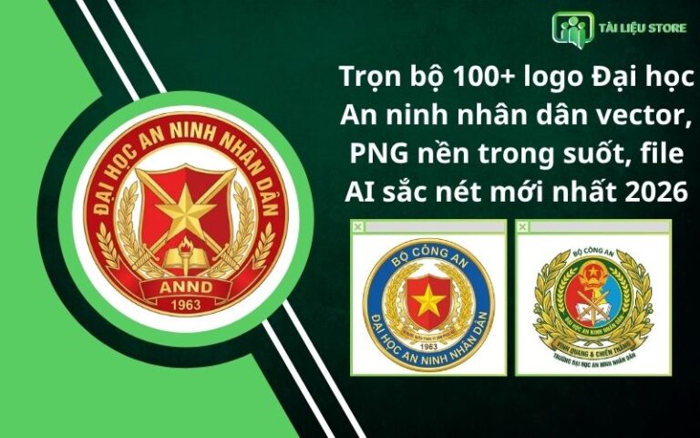 Trọn bộ 100+ logo Đại học An ninh nhân dân vector