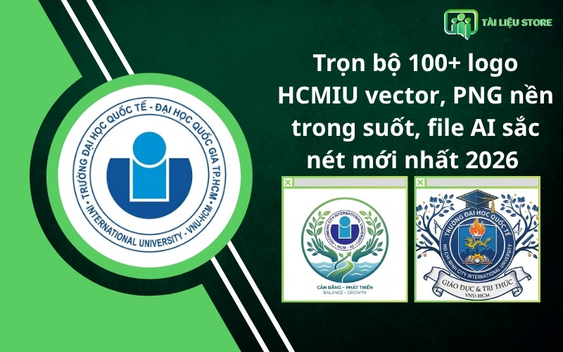 Trọn bộ 100+ logo HCMIU vector, PNG nền trong suốt