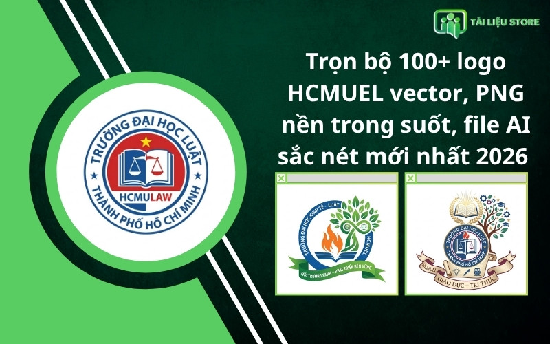 Trọn bộ 100+ logo HCMUEL vector, PNG nền trong suốt