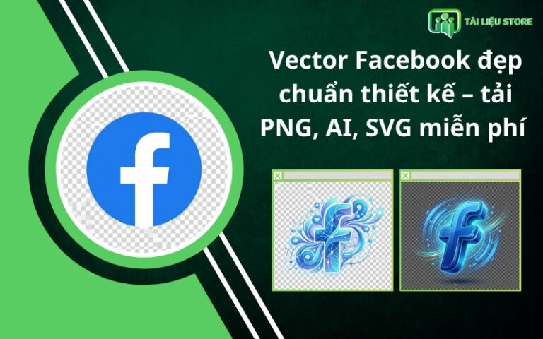 Vector Facebook đẹp chuẩn thiết kế