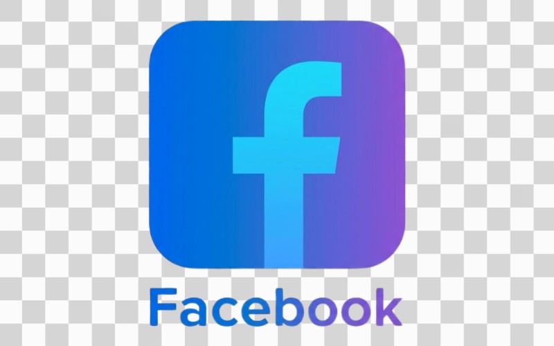 Vector Facebook gradient – chuyển màu xu hướng