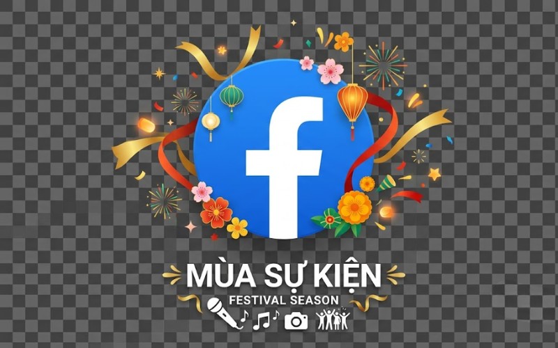 Vector Facebook mùa sự kiện