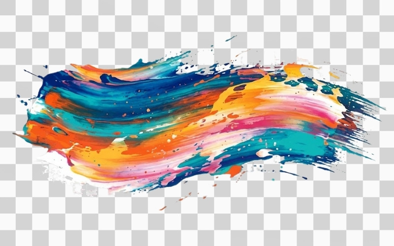 Vệt sơn vector PNG nền trong suốt