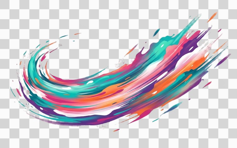 Vệt sơn vector hiệu ứng chuyển động
