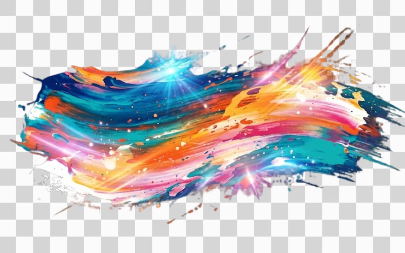 Vệt sơn vector kết hợp ánh sáng