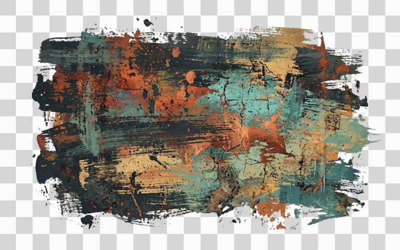 Vệt sơn vector phong cách grunge bụi bặm